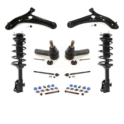 Arms And Complete Shock Tie Rods Link Sway Bar Front Kit (10Pc) For Toyota Echo