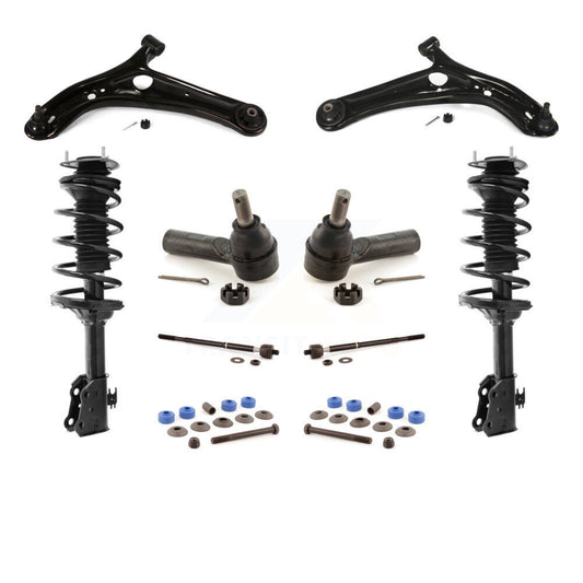Arms And Complete Shock Tie Rods Link Sway Bar Front Kit (10Pc) For Toyota Echo