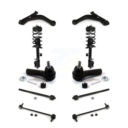 Arms & Complete Shock Tie Rods Link Sway Bar Front Kit (10Pc) For Mazda Tribute