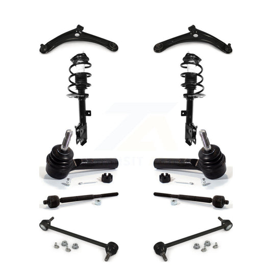 Arms And Complete Shock Tie Rods Link Sway Bar Front Kit (10Pc) For Jeep Patriot