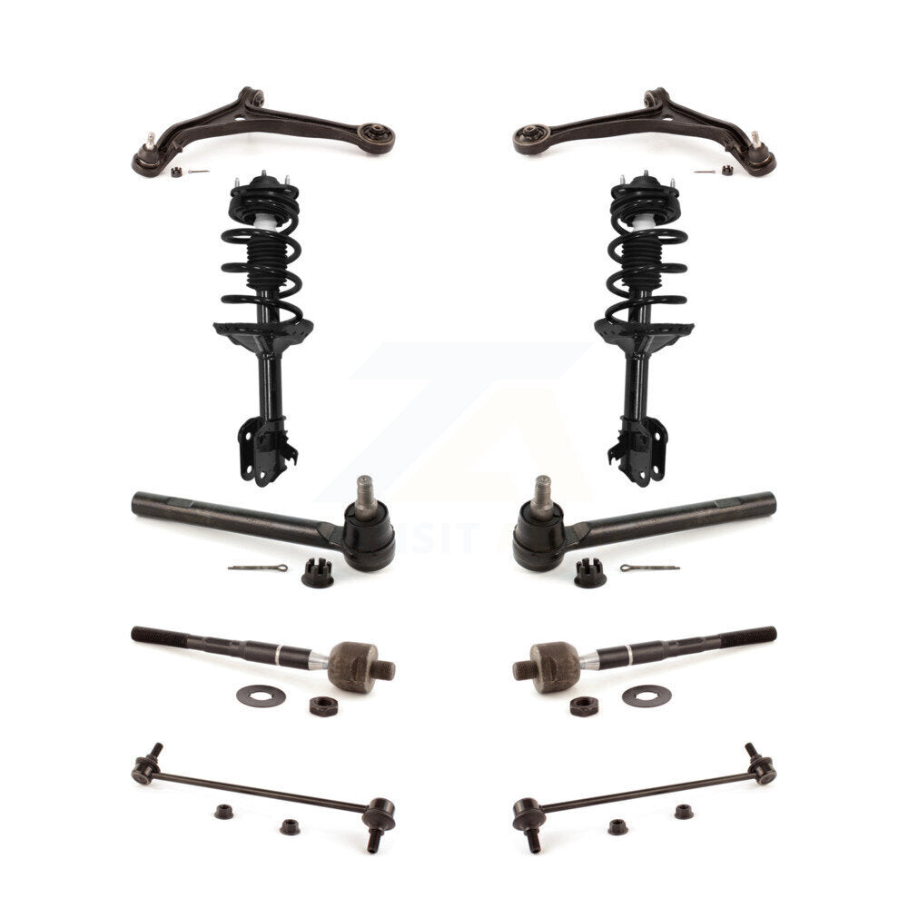Control Arms & Complete Shock Tie Rods Link Sway Bar Front Kit For Honda Odyssey