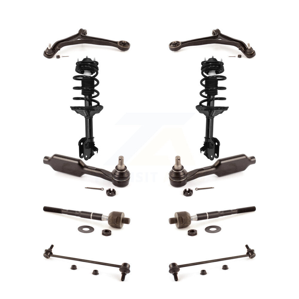Control Arms & Complete Shock Tie Rods Link Sway Bar Front Kit For Honda Odyssey