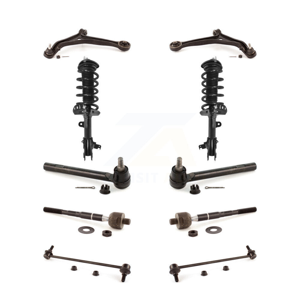 Control Arms & Complete Shock Tie Rods Link Sway Bar Front Kit For Honda Odyssey