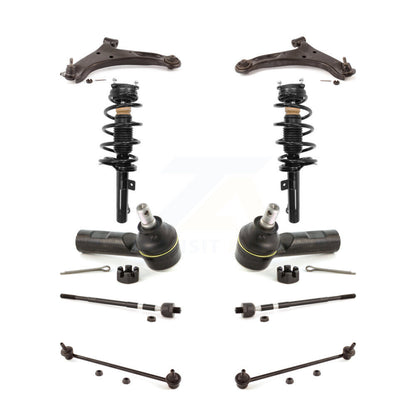 Arms And Complete Shock Tie Rods Link Sway Bar Front Kit For Suzuki Grand Vitara