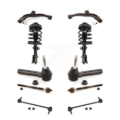 Control Arms Complete Shock Tie Rods Link Sway Bar Front Kit (10Pc) For Dodge &