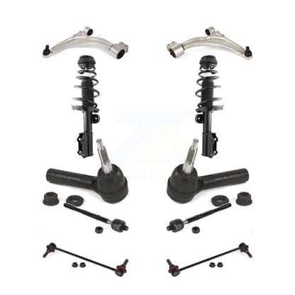 Arms Complete Shock Tie Rods Link Sway Bar Front Kit (10Pc) For Chevrolet Cruze