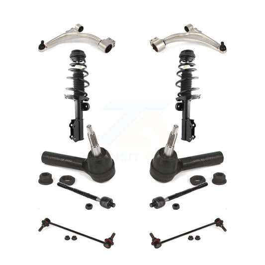 Arms Complete Shock Tie Rods Link Sway Bar Front Kit (10Pc) For Chevrolet Cruze