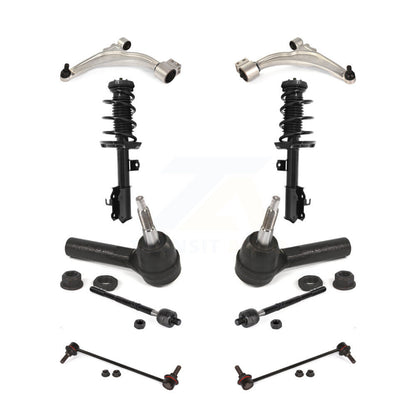 Arms Complete Shock Tie Rods Link Sway Bar Front Kit (10Pc) For Chevrolet Cruze