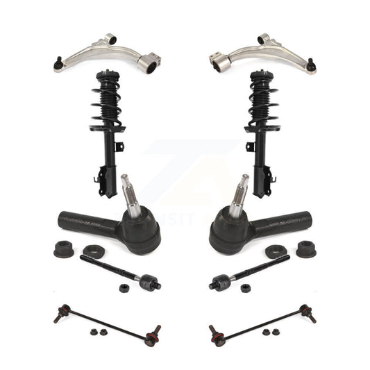 Arms Complete Shock Tie Rods Link Sway Bar Front Kit (10Pc) For Chevrolet Cruze