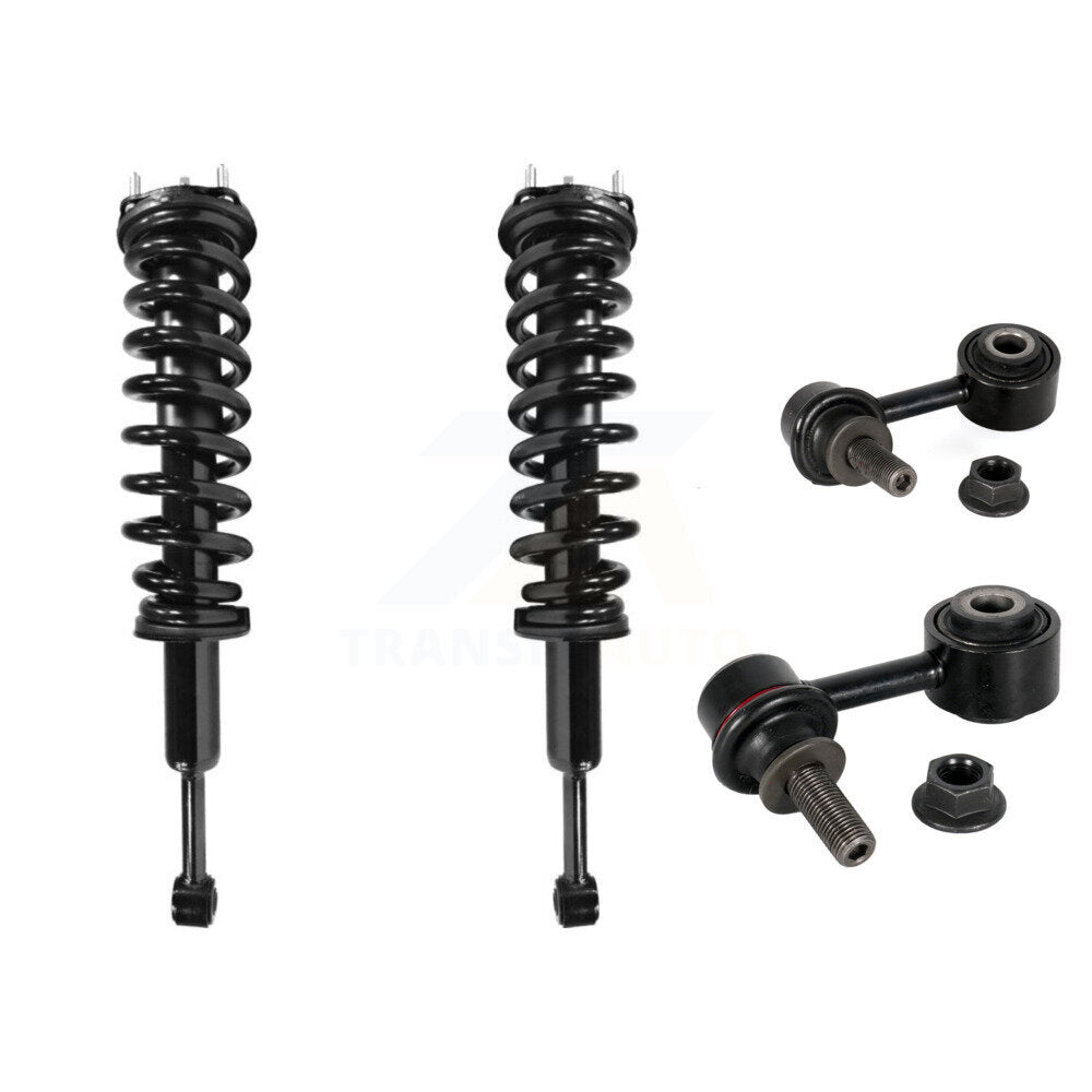 Shock Assembly & TOR Link Front Kit For 07-21 Toyota Tundra Excludes TRD Package