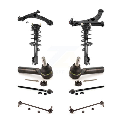 Control Arms Complete Shock Tie Rods Link Sway Bar Front Kit For Toyota Corolla