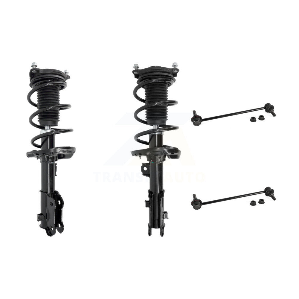 Complete Shock Assembly And TOR Link Front Kit For Hyundai Elantra Kia Forte