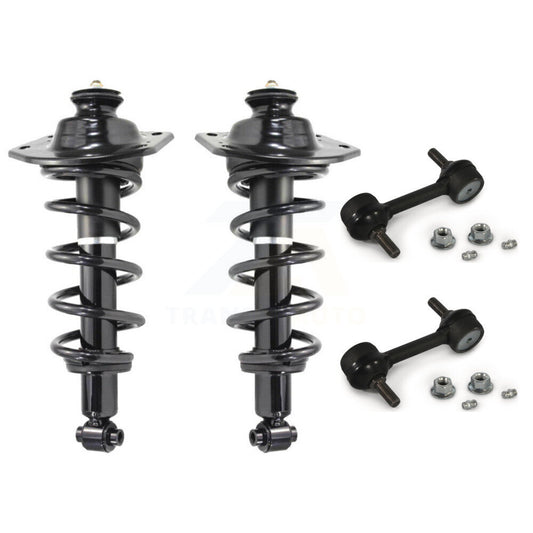 Shock Assembly & TQ Link Rear Kit For 10-15 Chevrolet Camaro Excludes V8 Engine