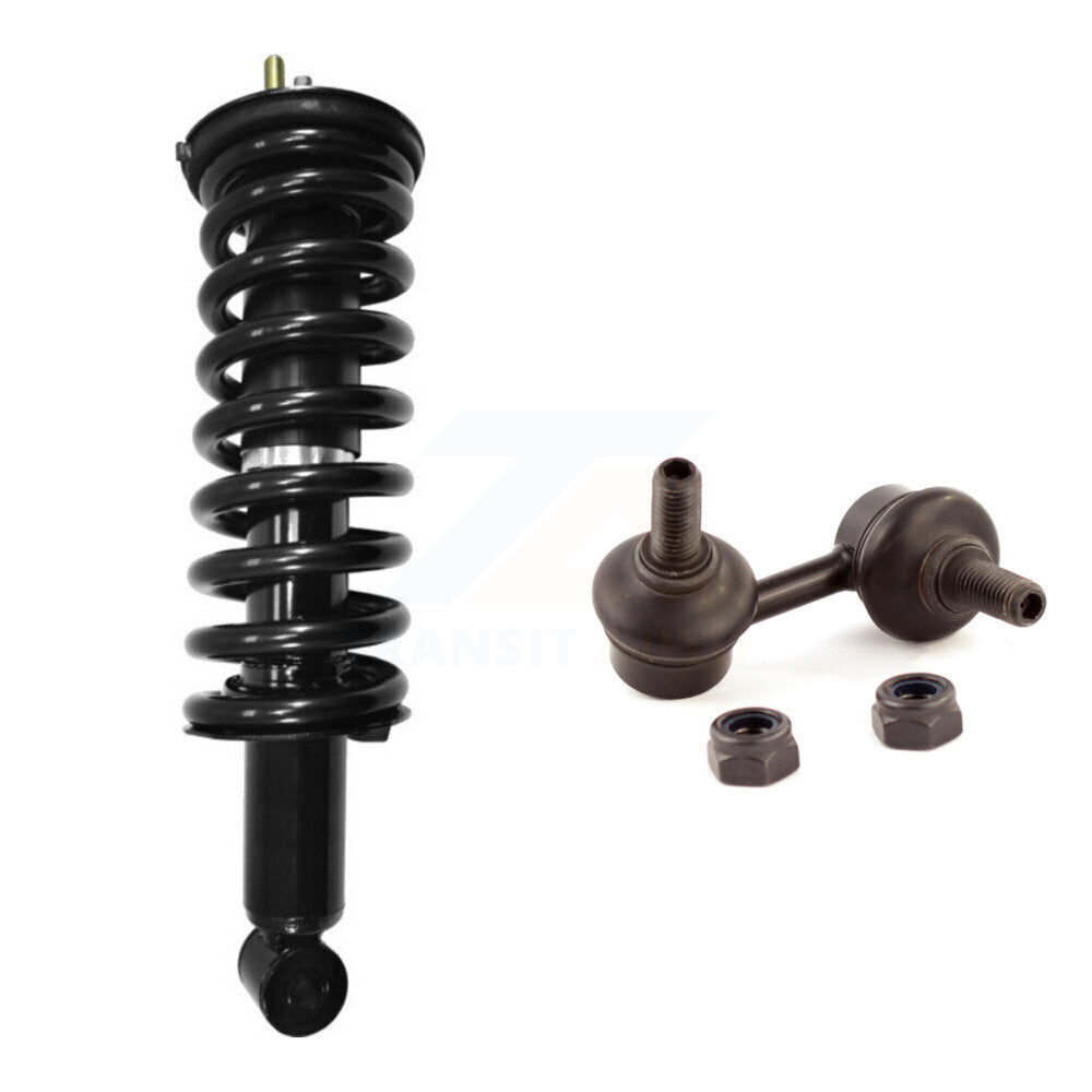Complete Shock Assembly & TOR Link Front Right Kit For Nissan Pathfinder Xterra