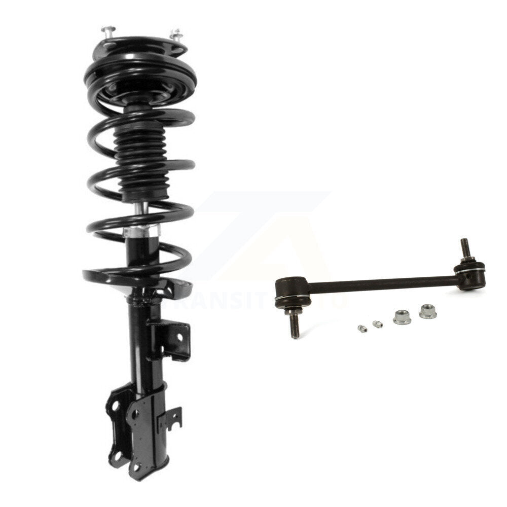 Shock Assembly And TQ Link Front Left Kit For 2010-2013 Ford Transit Connect