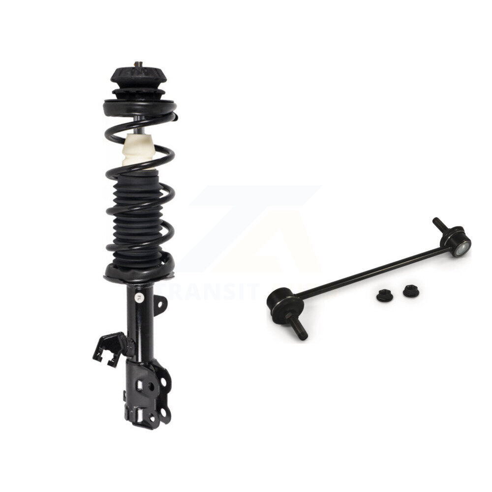Complete Shock Assembly And TQ Link Front Left Kit For Nissan Versa Note