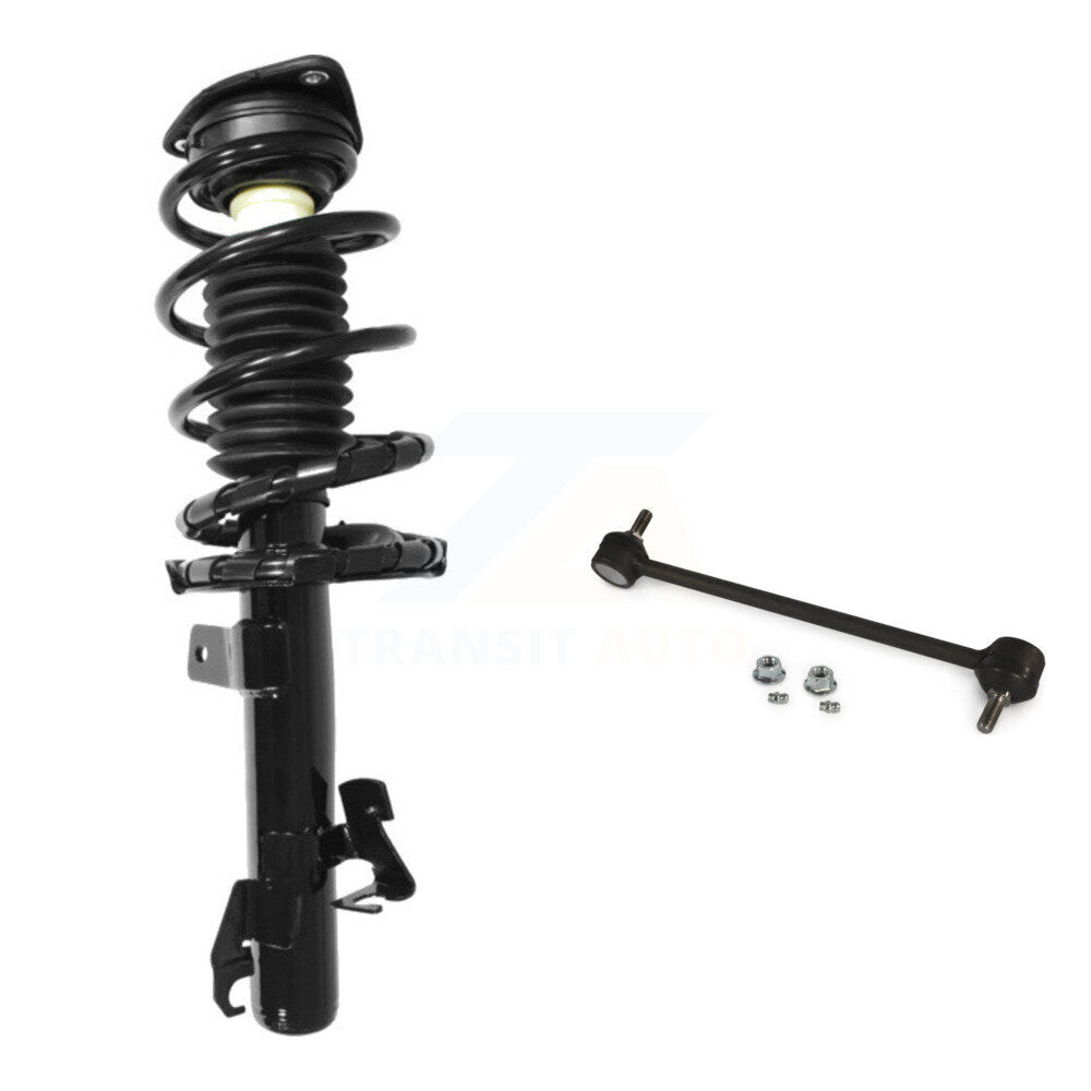 Shock Assembly And TQ Link Front Left Kit For Mazda 3 Excludes MazdaSpeed Model