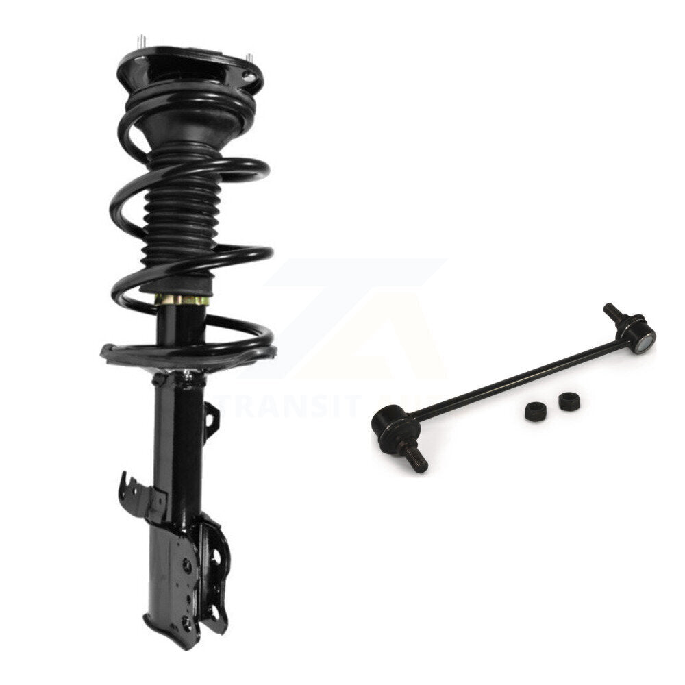 Complete Shock Assembly And TQ Link Front Left Kit For 2003-2008 Toyota Corolla