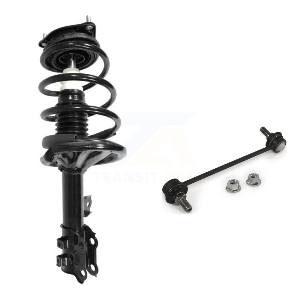 Complete Shock Assembly And TQ Link Front Left Kit For 2007-2010 Hyundai Elantra