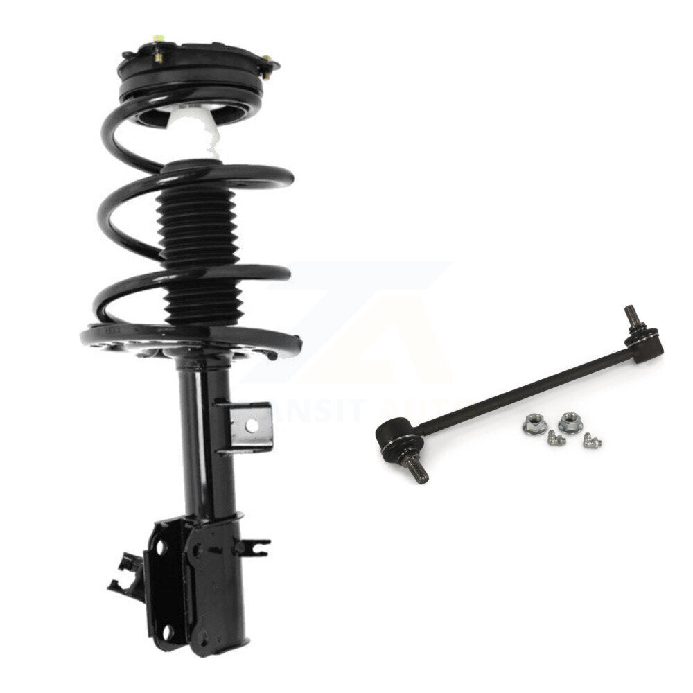 Shock Assembly TQ Link Front Left Kit For Nissan Altima Excludes Coupe V6 Engine
