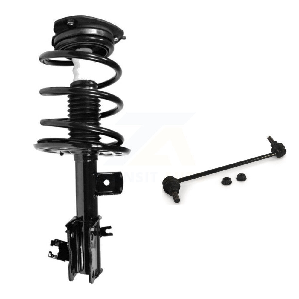 Shock Assembly & TQ Link Front Left Kit For 07-12 Nissan Altima Excludes Hybrid