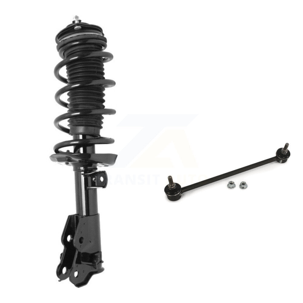 Shock Assembly & TQ Link Front Left Kit For Honda Civic Excludes Sedan Si Models