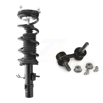 Shock Assembly And TQ Link Front Left Kit For INFINITI G37 Q60 Coupe with AWD