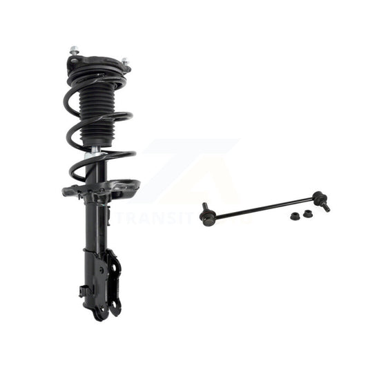 Complete Shock Assembly & TOR Link Front Left Kit For Hyundai Elantra Kia Forte