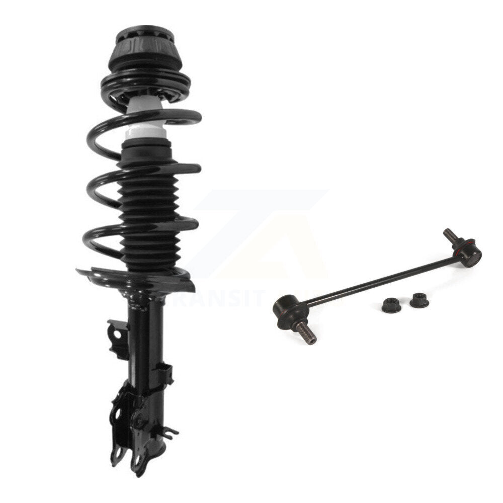Shock Assembly And TOR Link Front Left Kit For 2012-2017 Hyundai Accent Kia Rio