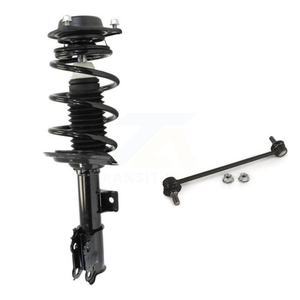 Complete Shock Assembly And TQ Link Front Right Kit For Hyundai Elantra Coupe