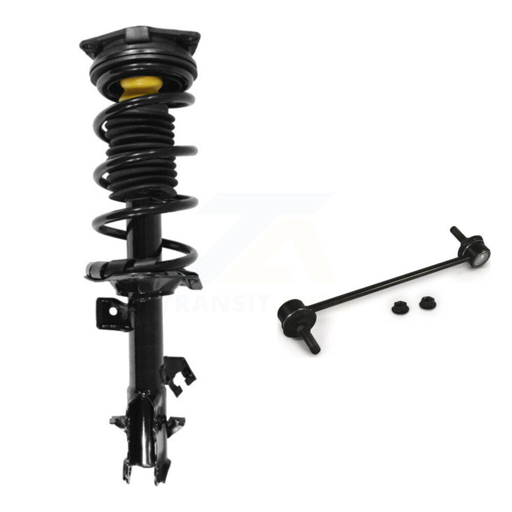 Complete Shock Assembly And TQ Link Front Right Kit For Nissan Versa Cube