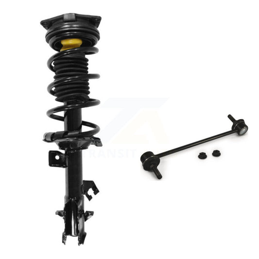 Complete Shock Assembly And TQ Link Front Right Kit For Nissan Versa Cube