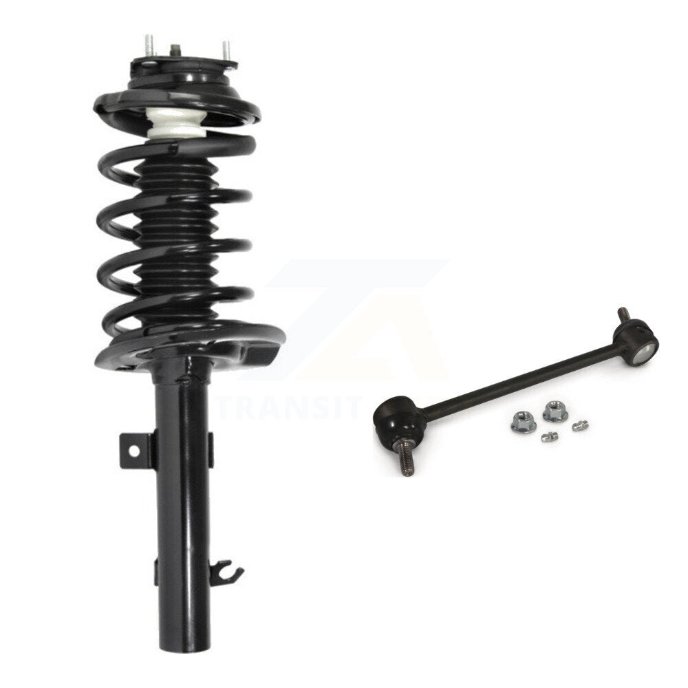 Complete Shock Assembly And TQ Link Front Right Kit For Ford Focus