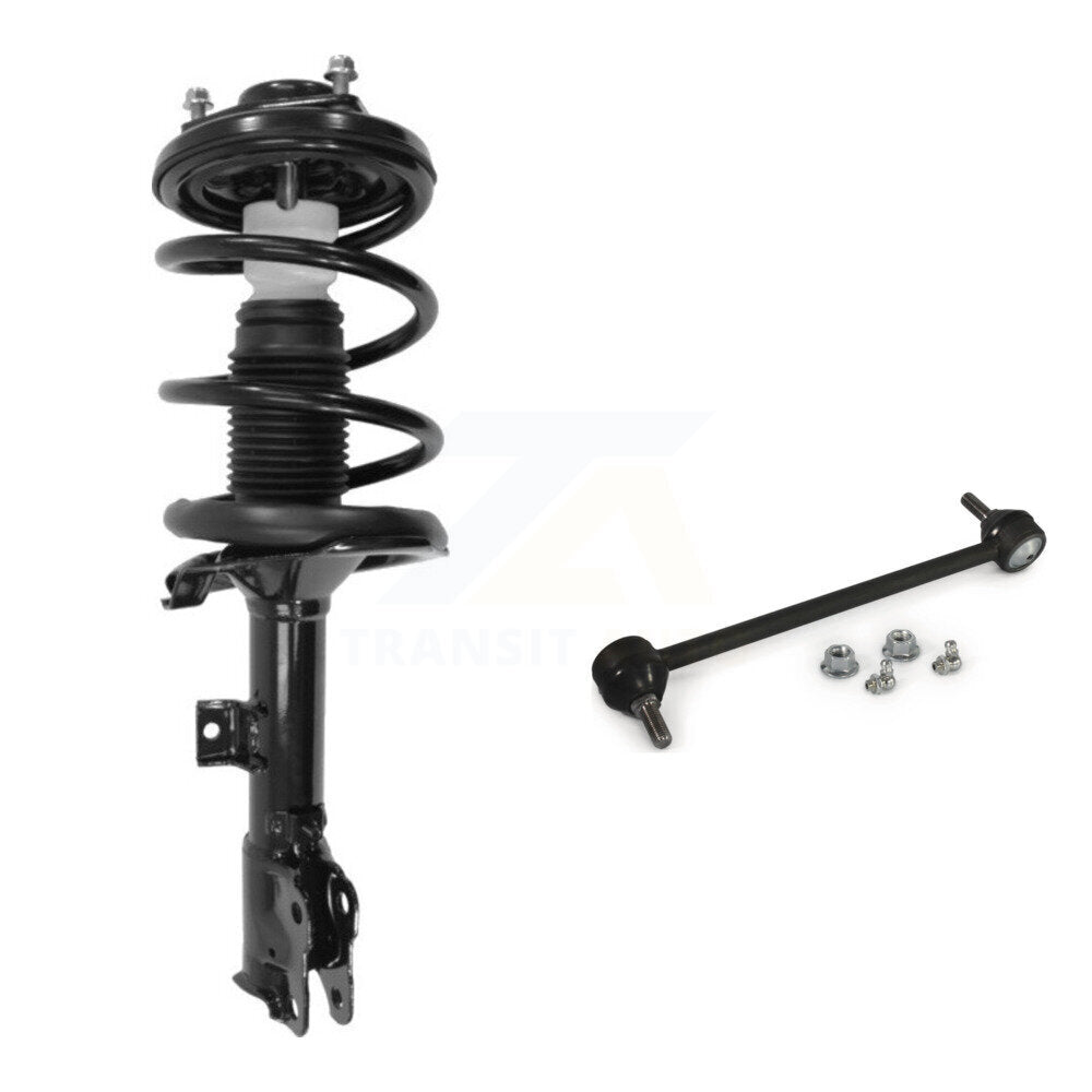 Complete Shock Assembly And TQ Link Front Right Kit For Mitsubishi Outlander