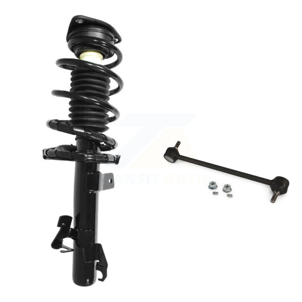 Shock Assembly And TQ Link Front Right Kit For Mazda 3 Excludes MazdaSpeed Model