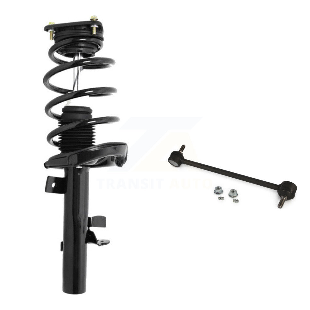 Complete Shock Assembly And TQ Link Front Right Kit For Ford Focus