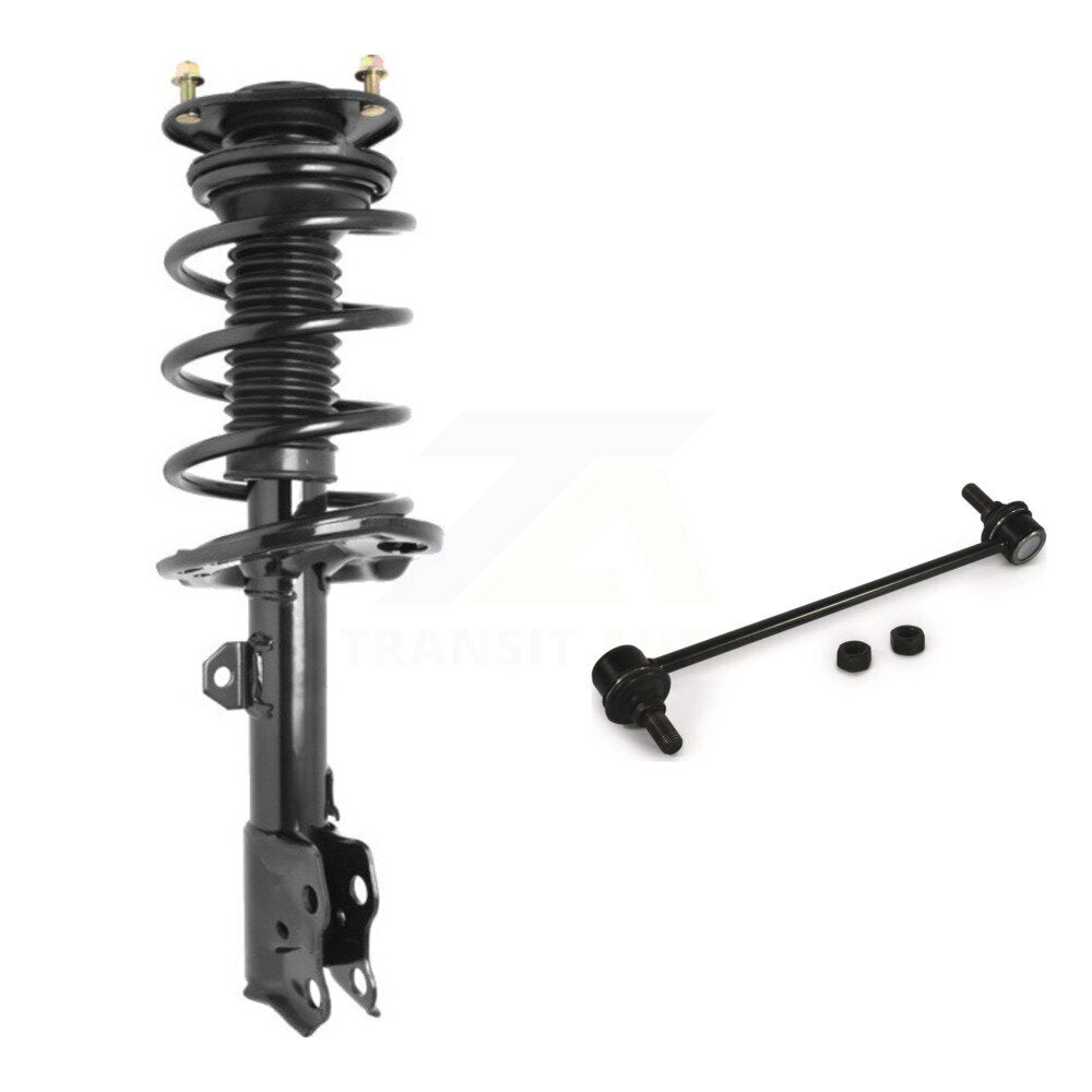 Complete Shock Assembly And TQ Link Front Right Kit For Toyota Corolla