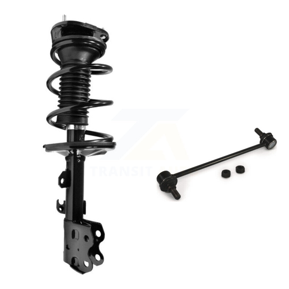 Complete Shock Assembly And TQ Link Front Right Kit For 2004-2009 Toyota Prius