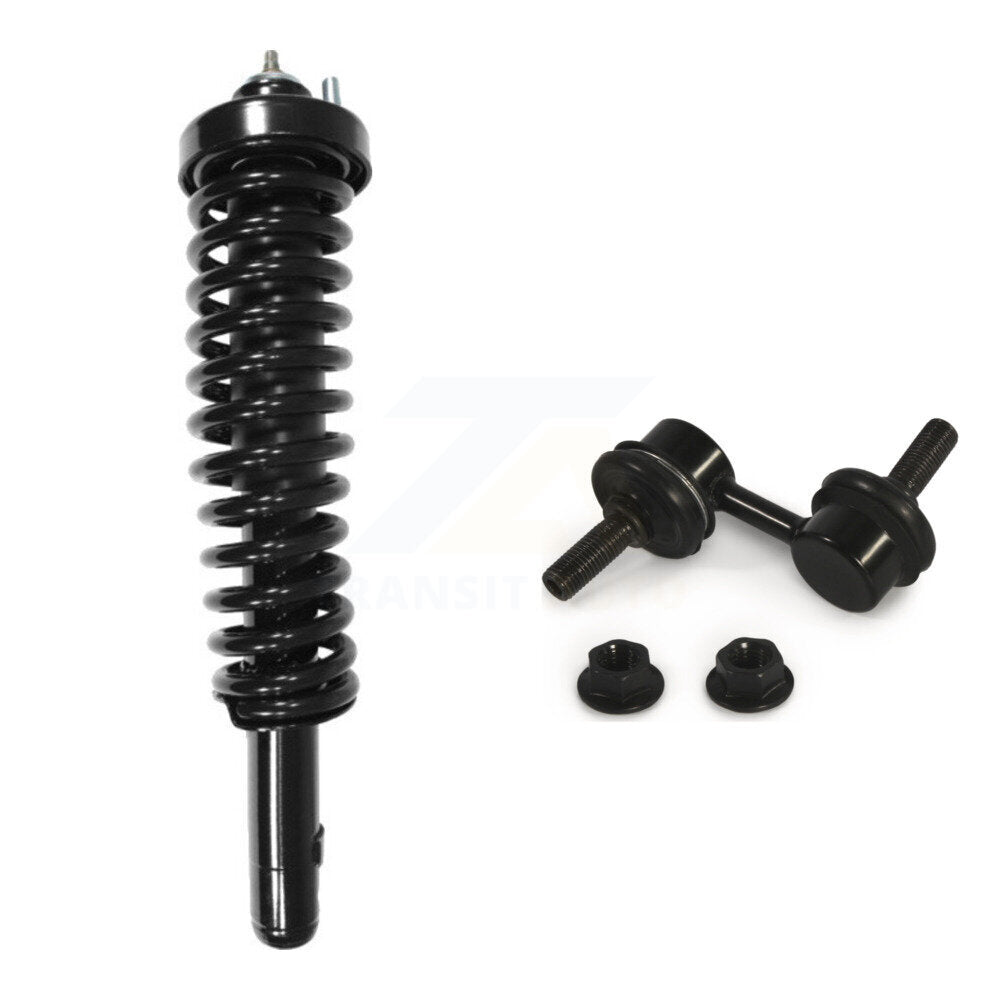 Complete Shock Assembly And TQ Link Front Right Kit For 1999-2000 Honda Civic Si