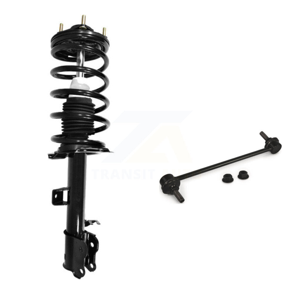 Shock Assembly & TQ Link Front Right Kit For 2001-2004 Ford Escape Mazda Tribute