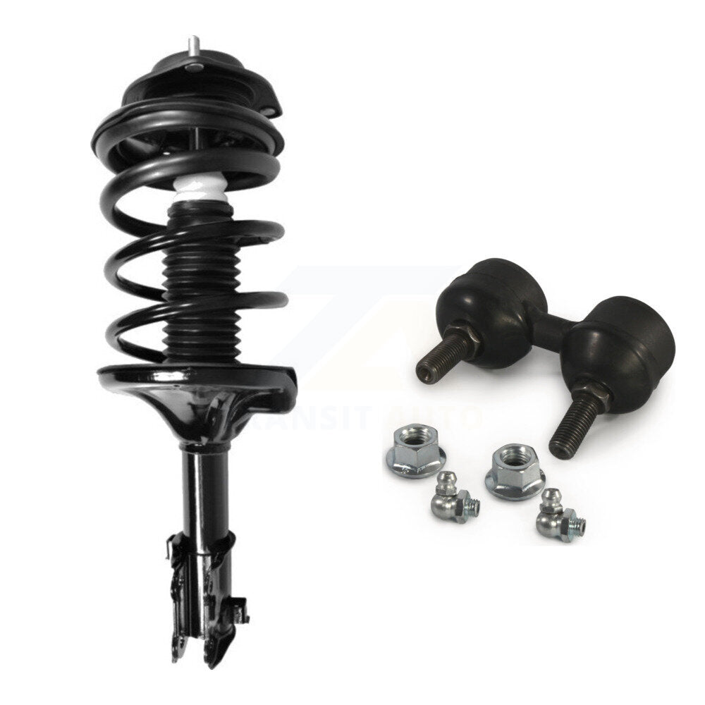 Complete Shock Assembly & TQ Link Front Right Kit For 2001-2006 Hyundai Elantra