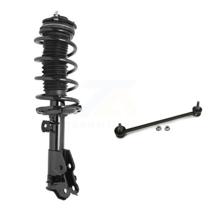 Shock Assembly & TQ Link Front Right Kit For Honda Civic Excludes Coupe Si Model