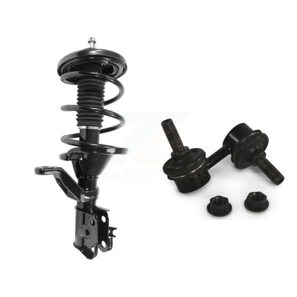 Complete Shock Assembly And TQ Link Front Right Kit For 2002-2004 Acura RSX