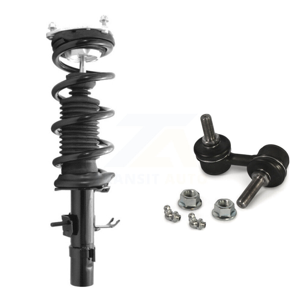 Shock Assembly And TQ Link Front Right Kit For INFINITI G37 Q60 Coupe with AWD