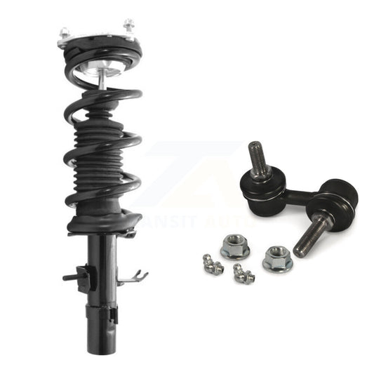 Shock Assembly And TQ Link Front Right Kit For INFINITI G37 Q60 Coupe with AWD