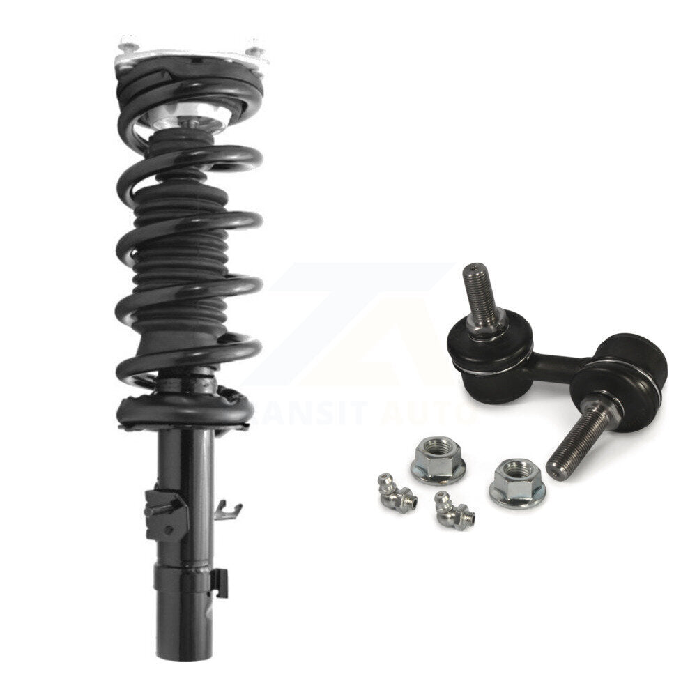 Complete Shock Assembly And TQ Link Front Right Kit For INFINITI G37 G35 G25 Q40