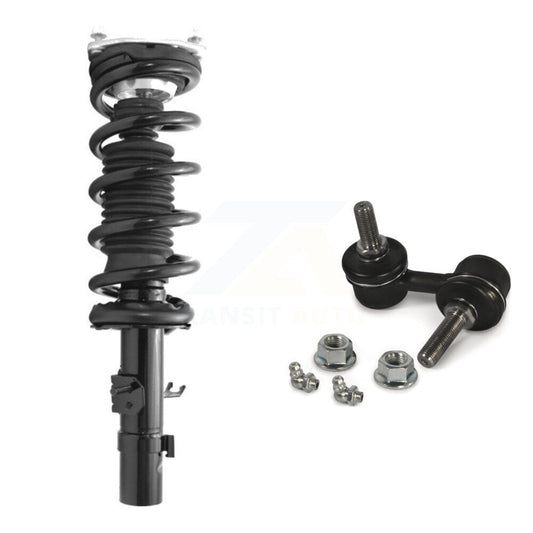 Complete Shock Assembly And TQ Link Front Right Kit For INFINITI G37 G35 G25 Q40