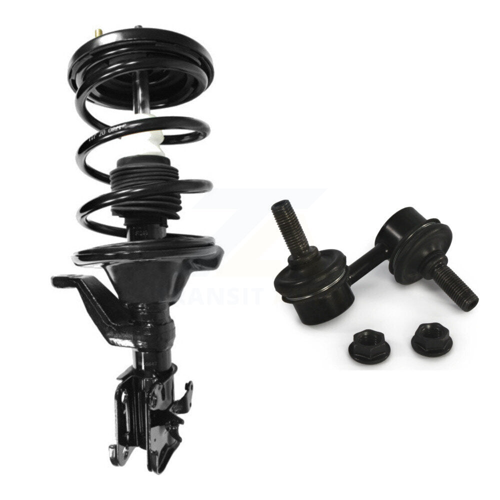 Complete Shock Assembly And TQ Link Front Right Kit For Honda Civic Acura EL