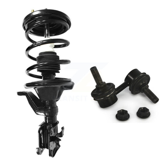 Complete Shock Assembly And TQ Link Front Right Kit For Honda Civic Acura EL