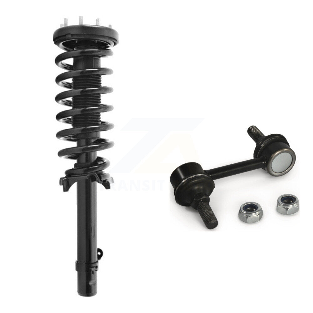 Shock Assembly & TQ Link Front Right Kit For 08-12 Honda Accord Sedan with 3.5L